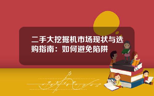 二手大挖掘机市场现状与选购指南：如何避免陷阱