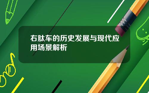 右肽车的历史发展与现代应用场景解析