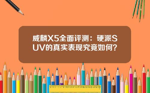 威麟X5全面评测：硬派SUV的真实表现究竟如何？
